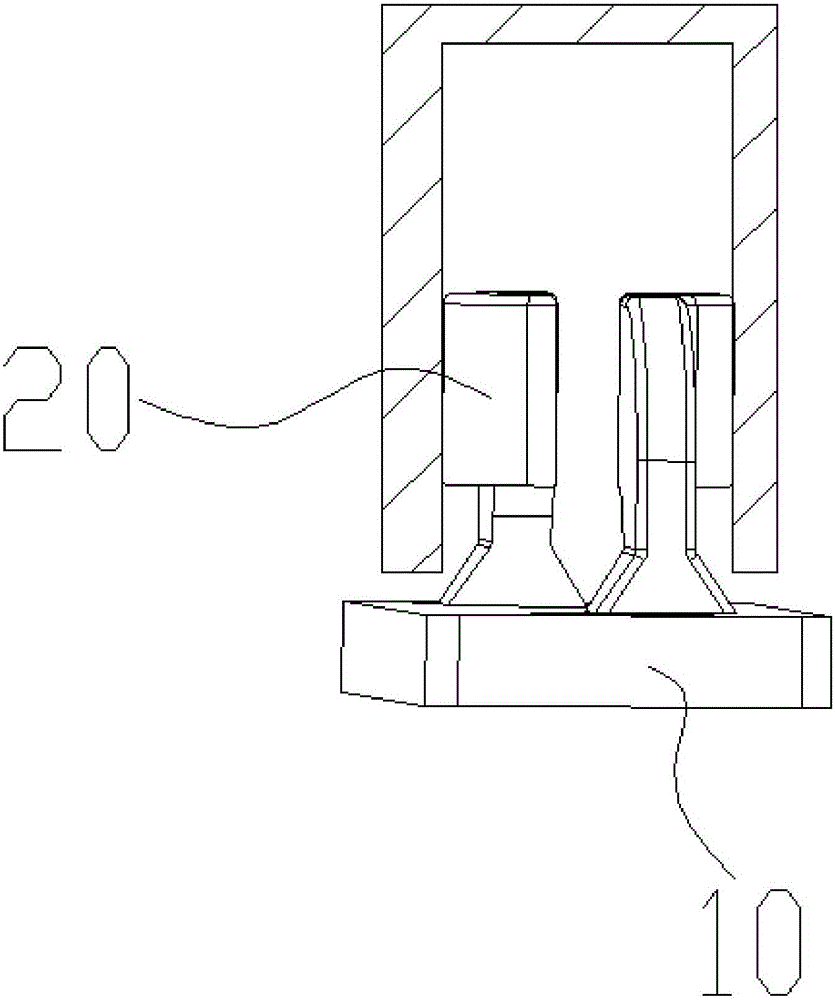 一种推拉门导向块的制作方法与工艺