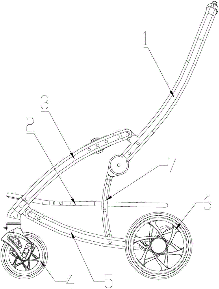 一種嬰兒車車架的制作方法與工藝