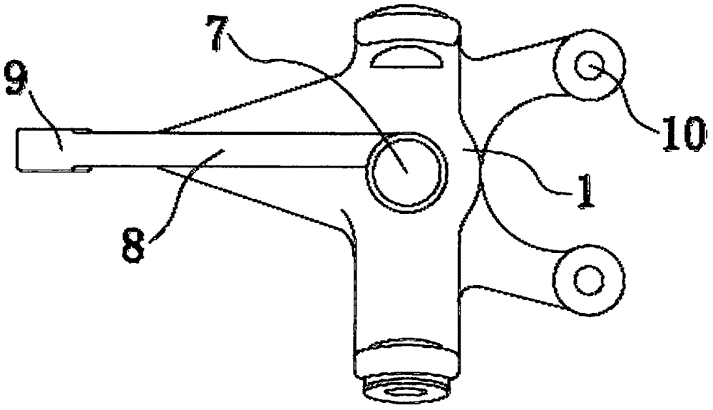 一種代步車用搖架式轉(zhuǎn)向節(jié)制動總成的制作方法與工藝