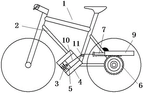 無鏈條自行車的制作方法與工藝