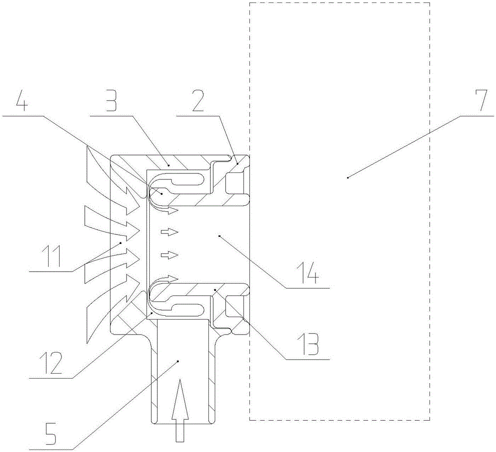 內(nèi)燃機(jī)進(jìn)氣增流器及安裝有該裝置的內(nèi)燃機(jī)的制作方法