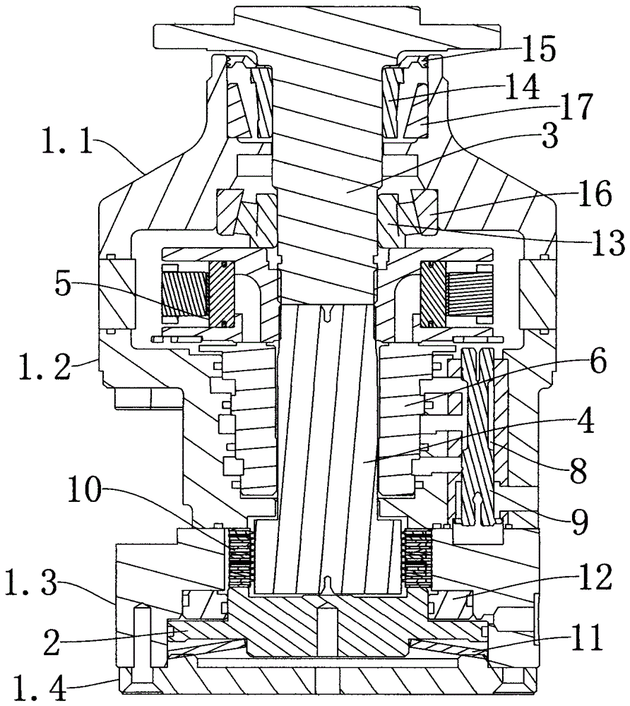 双速液压马达的制作方法与工艺