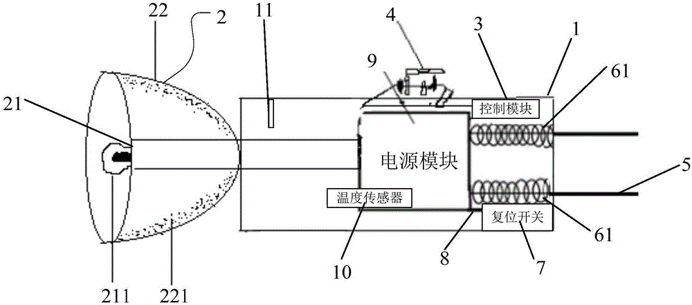 一種電源手電筒的制作方法與工藝