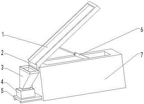 一种环保火化机炕面自动卸灰装盒装置的制作方法