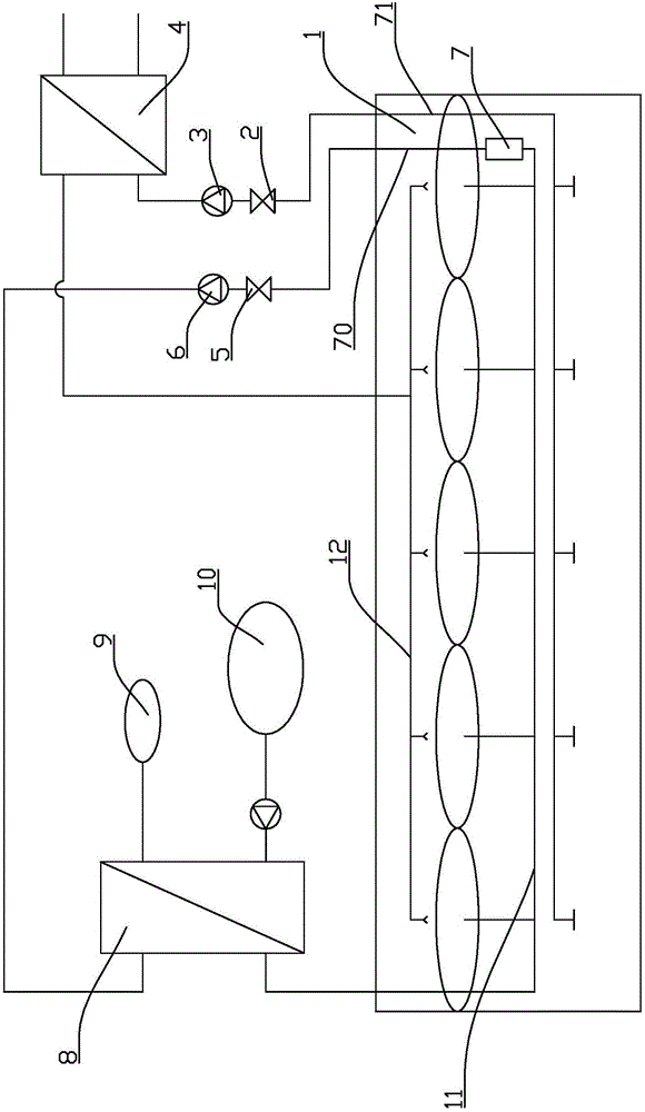 一種蓄冰槽內(nèi)置微冰晶處理功能的動態(tài)冰蓄冷系統(tǒng)的制作方法與工藝