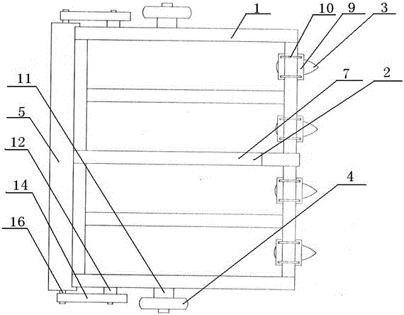 具有镇压作用的农田深松装置的制作方法