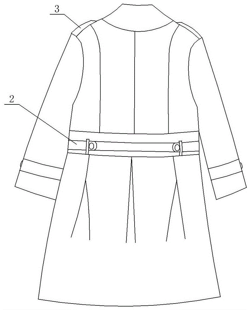 一種束腰大衣的制作方法與工藝