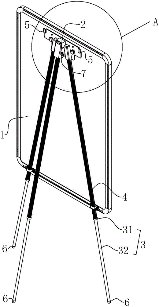 三脚支架画板的制作方法与工艺