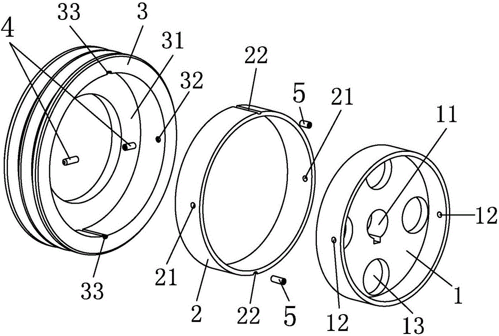 一种带有橡胶环的减震皮带轮的制作方法与工艺