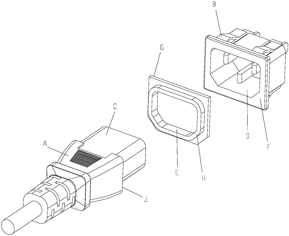 一種家用電器電源線插頭與插座之間的防水密封圈的制作方法與工藝