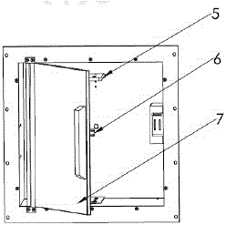 一种试品箱门的连锁装置的防护结构的制作方法