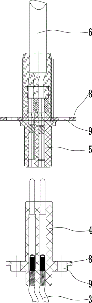 一种用于多级深井泵上的电缆连接结构的制作方法与工艺