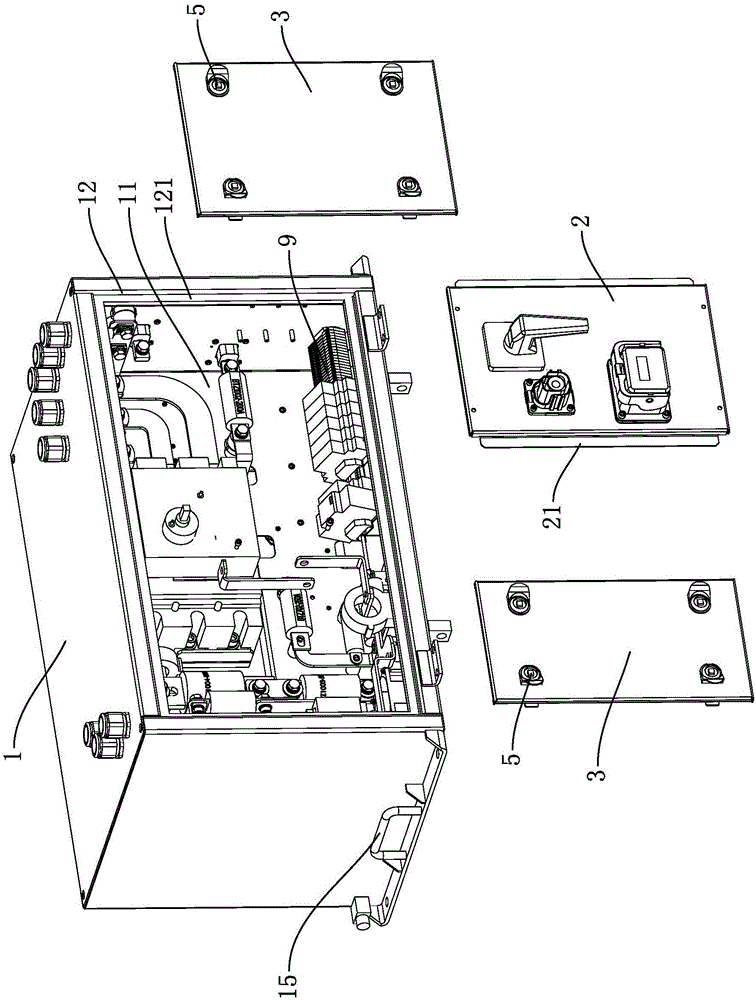 無軌電車用高壓箱的制作方法與工藝