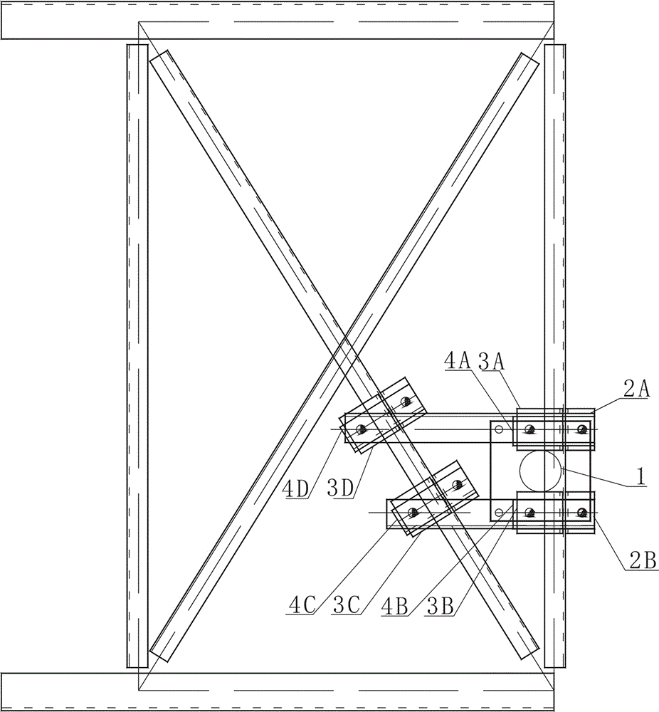 一种输电杆塔避雷针安装支架的制作方法与工艺