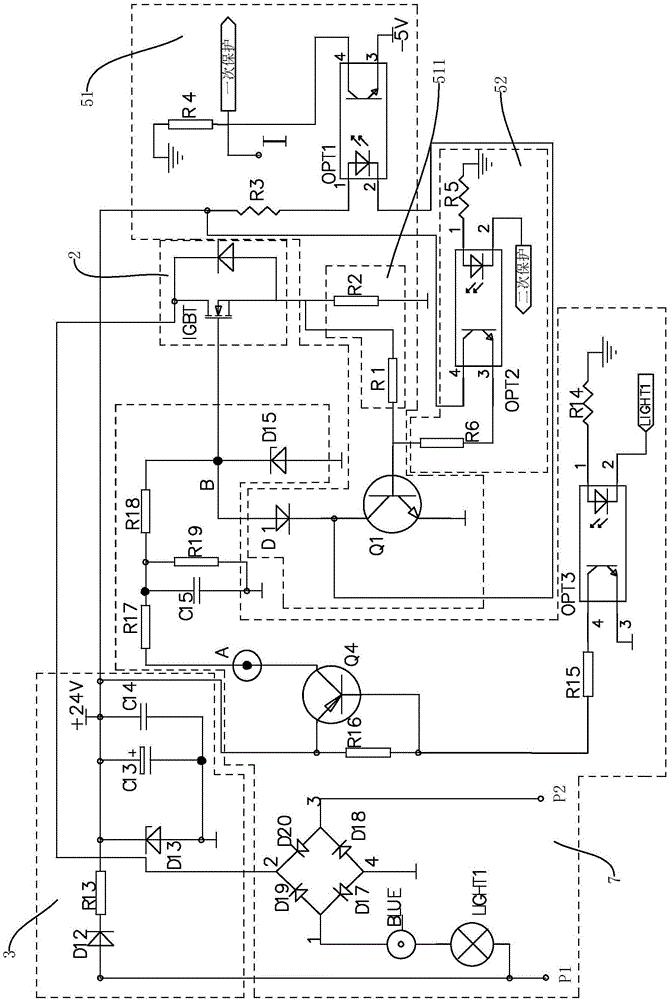 一種IGBT短路保護電路及其應用的風扇控制電路的制作方法與工藝