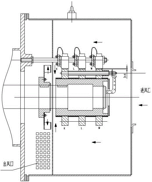 繞線型電機集電環(huán)通風結(jié)構(gòu)的制作方法與工藝