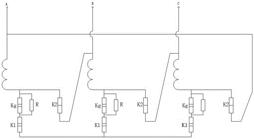 抗三相不平衡的调容变压器的调容开关的制作方法与工艺