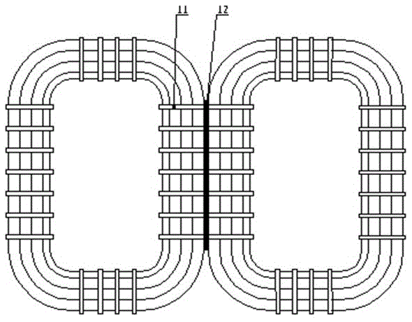 一种电气化铁路用节能型卷铁芯变压器器身结构的制作方法与工艺