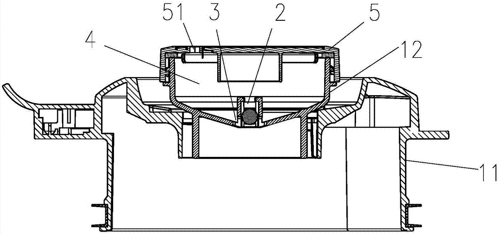 一种微压料理机的盖体结构的制作方法与工艺