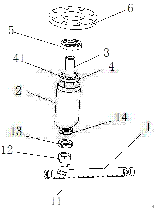 一種臥式螺旋卸料過濾離心機(jī)蒸汽管組件的制作方法與工藝