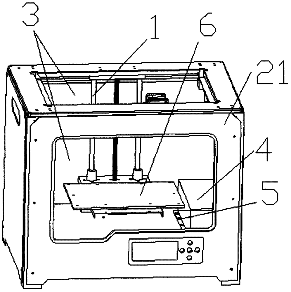 一种内置工具放置盒的3D打印机的制作方法与工艺