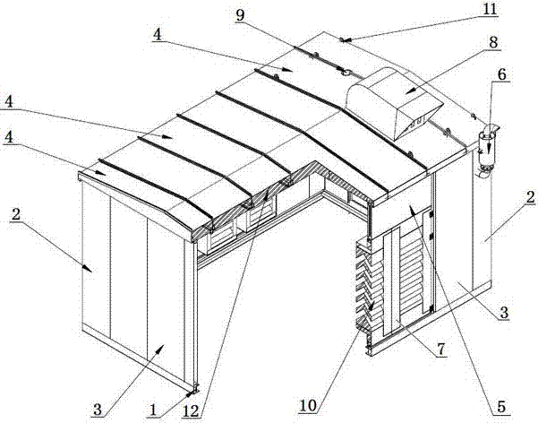 一種修井車用模塊化快裝隔音降噪房的制作方法與工藝