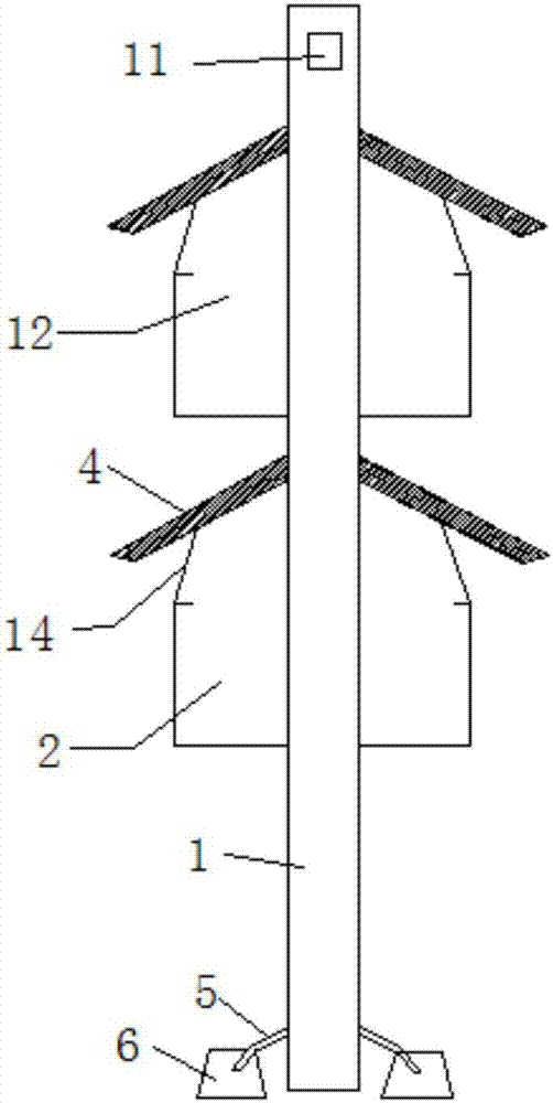 一種建筑用雙施工遮陽升降平臺的制作方法與工藝