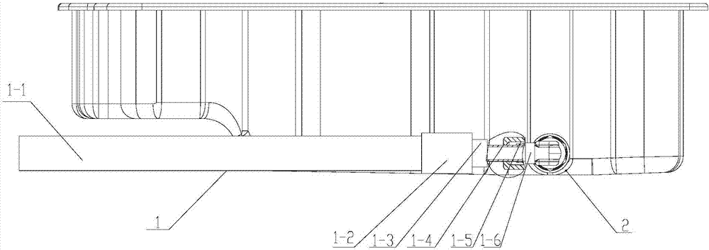 谷物聯(lián)合收割機(jī)用機(jī)油放油膠管與油底殼密封結(jié)構(gòu)的制作方法與工藝