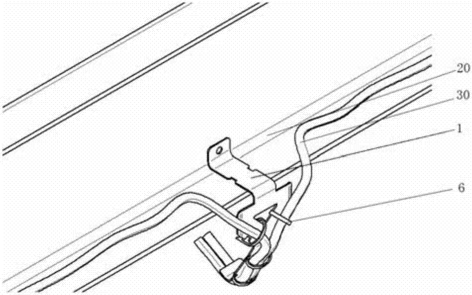一种管线路合流导向支架的制作方法与工艺