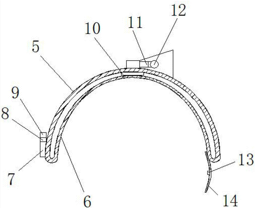 一種可穿戴測電感應裝置的制作方法