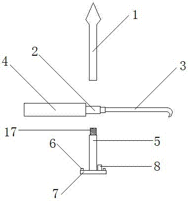 一种清理输电线路及周边废弃反光膜的工具的制作方法与工艺