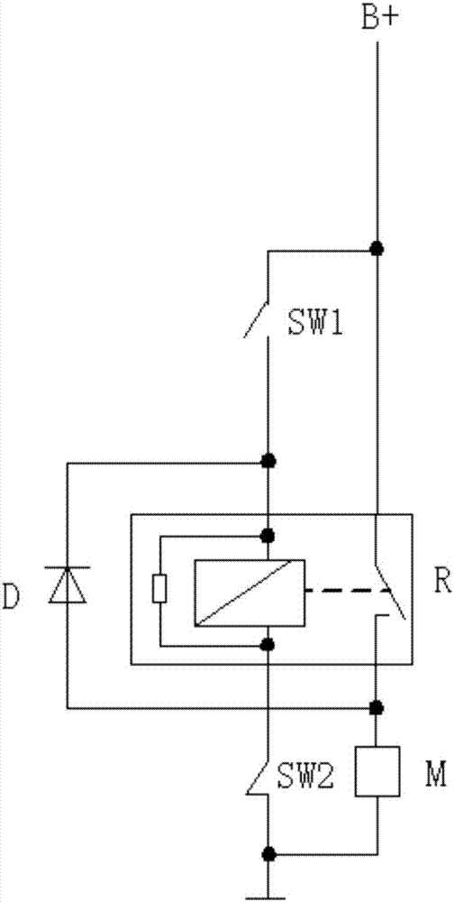 一種駕駛室翻轉(zhuǎn)電路的制作方法與工藝