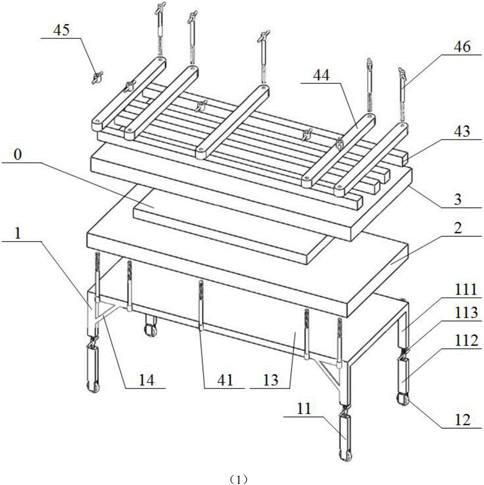 一种冷藏集装箱门板发泡夹具的制作方法与工艺