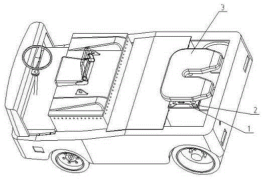 一種電瓶車牽引鞍座的制作方法與工藝