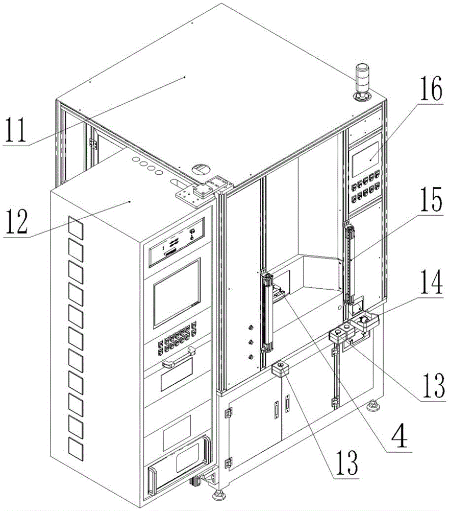 一種怠速電機(jī)自動(dòng)終檢打標(biāo)一體機(jī)工位排布結(jié)構(gòu)的制作方法與工藝