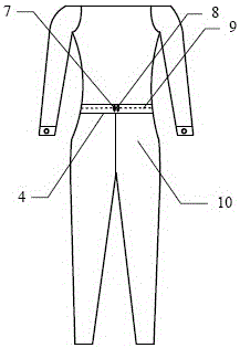 一种外穿长袖连体衣及使用方法与流程