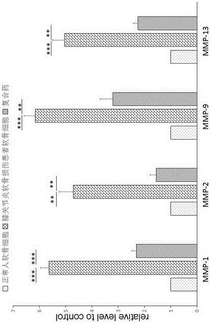 一種阻斷膝關(guān)節(jié)炎關(guān)節(jié)軟骨損傷患者炎癥因子的藥物的制作方法與工藝