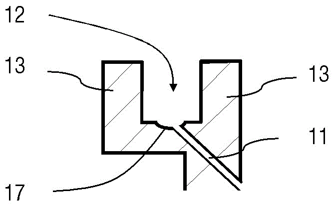 将干燥剂筒固定在压缩空气准备仪器的壳体区段处的装置的制作方法