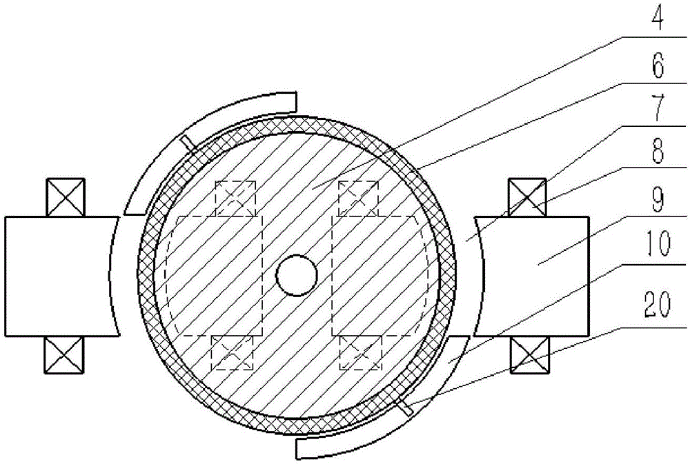 一种油循环冷却双线圈转盘式强电磁磁选机及磁选方法与流程