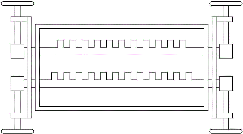 一種可調(diào)節(jié)式齒形紙分層架的制作方法與工藝