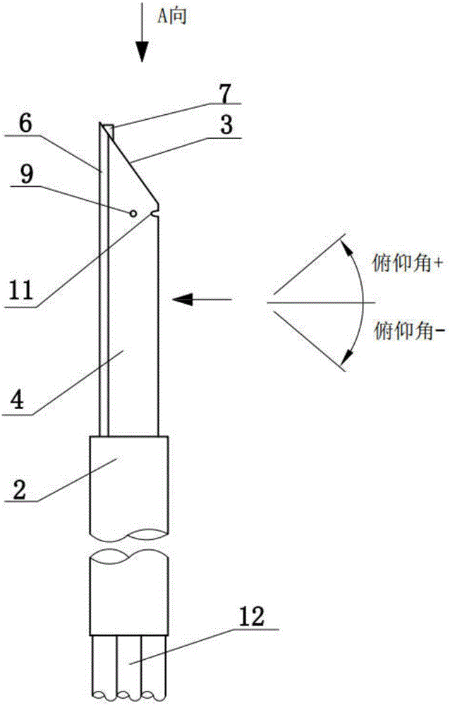 一種測量超音速三維非定常流場的動(dòng)態(tài)溫度壓力組合探針的制作方法與工藝