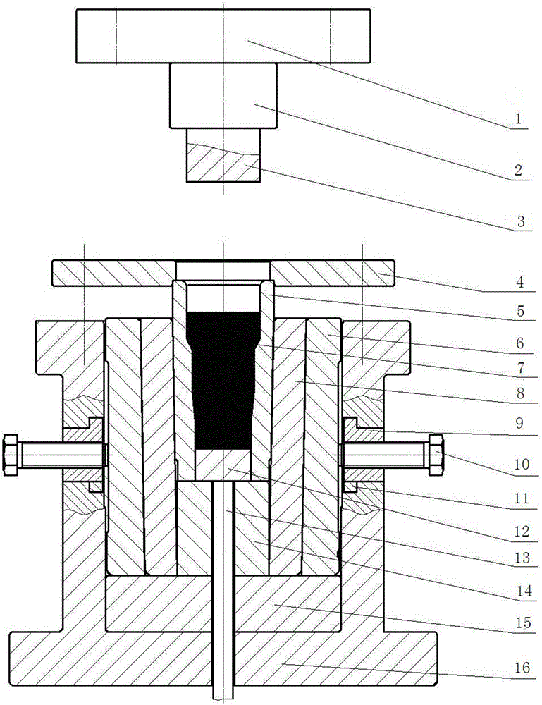 載重車軸頭套管熱擠壓精密成型工藝及模具組的制作方法與工藝