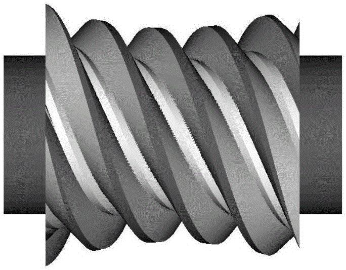 环面蜗轮滚刀螺旋容屑槽的铣削加工方法与流程