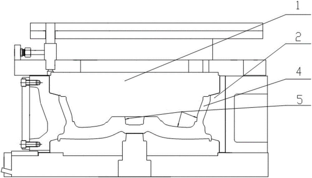 一种铸造铝合金轮毂毛坯直接旋压成型的模具及其工作方法与流程