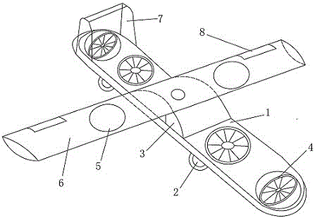 一種四涵道垂直起降飛行汽車的制作方法與工藝
