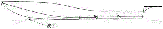 一种针对螺旋桨推进式高速滑行艇的尾部补水装置的制作方法