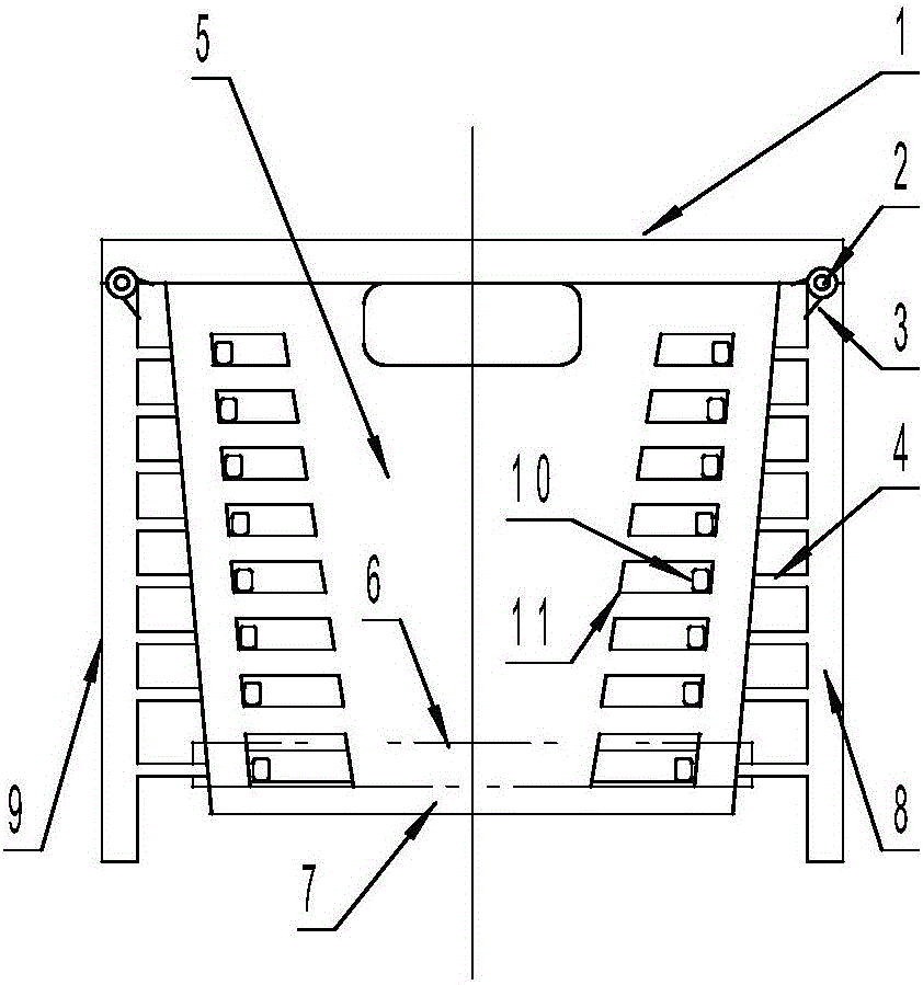 果蔬周轉(zhuǎn)筐的制作方法與工藝