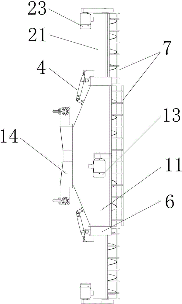 一種扒谷機的組合式絞龍扒頭的制作方法與工藝