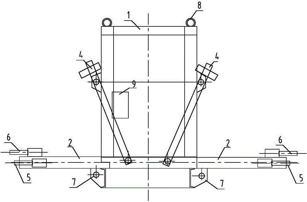 一种自动定位机械臂走桥装置及用于竖炉维修的定位方法与流程