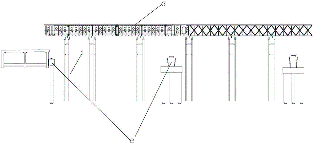 短線匹配法橋梁架橋機(jī)的逆向安裝施工方法與流程